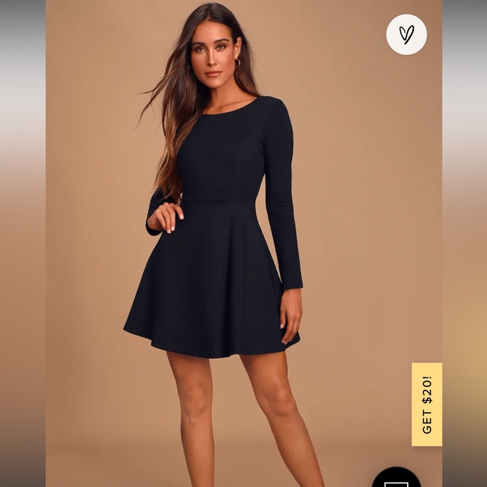 Lulus Long Sleeve Dress